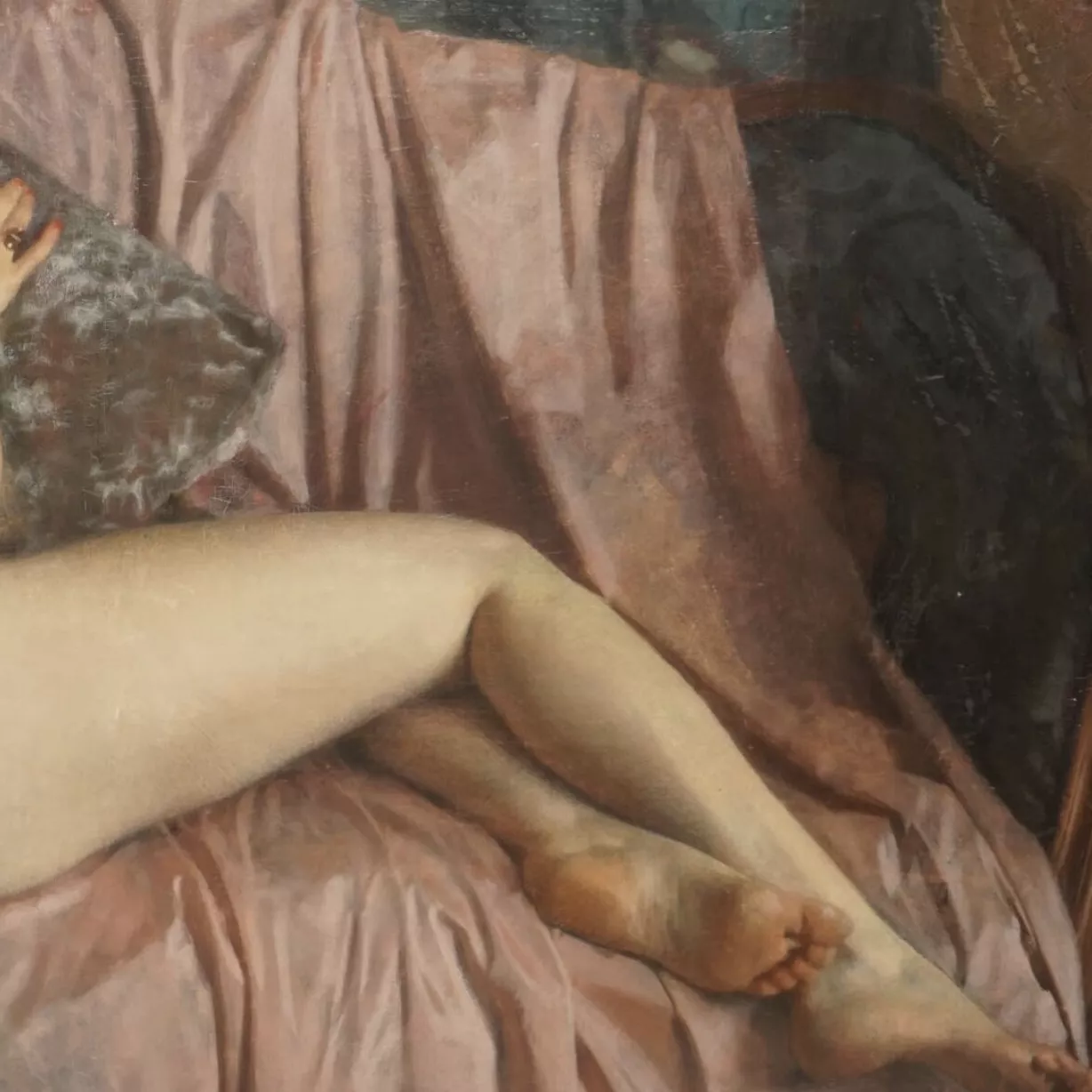 Maurice Joron, huile sur toile