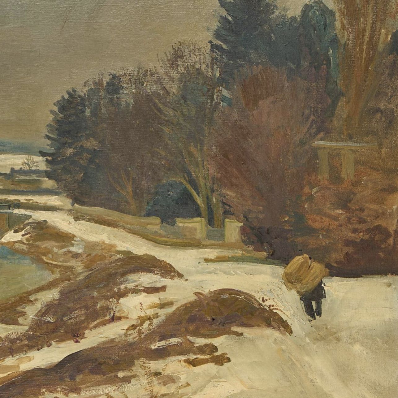 André Planson, huile sur toile