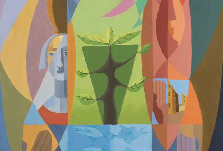 Survage, huile sur toile