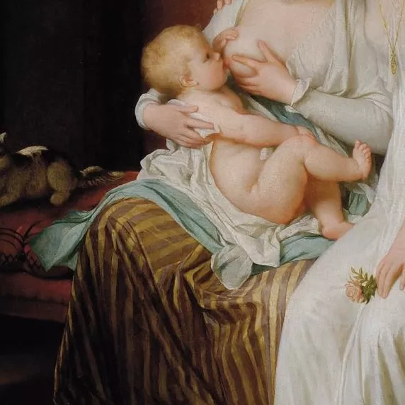 Marguerite Gérard, huile sur toile