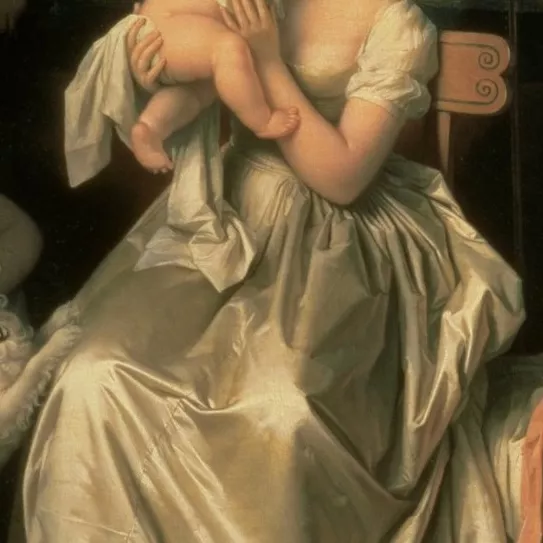Marguerite G&eacute;rard, huile sur toile