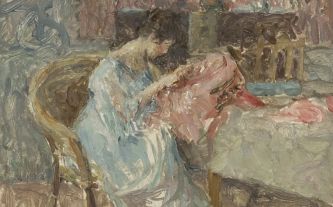 Émile Boggio, huile sur toile