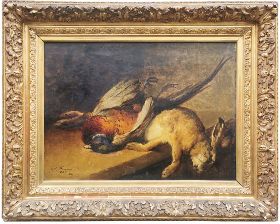 Guillaume Fouace, huile sur toile