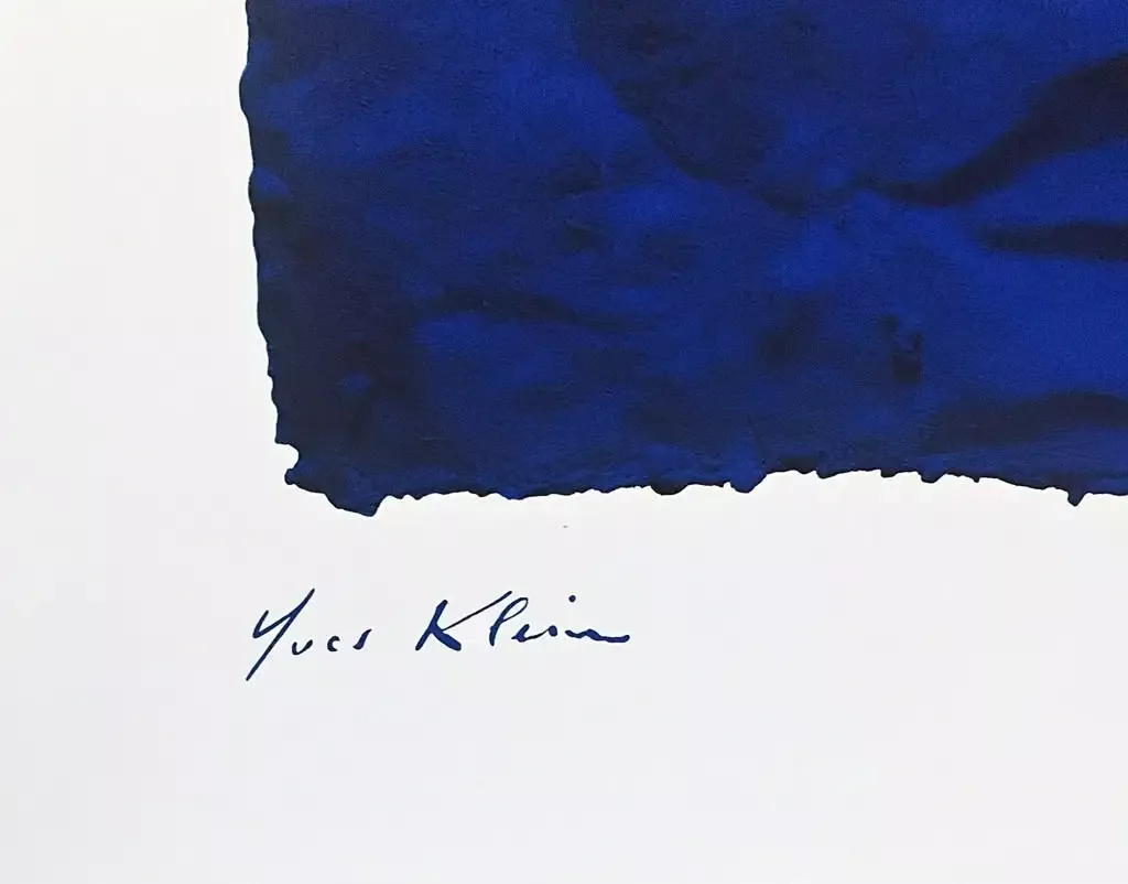 Signature d'Yves Klein