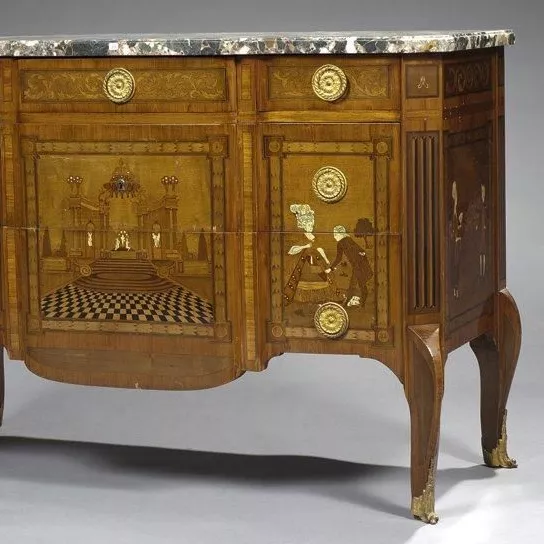 Commode &eacute;poque transition
