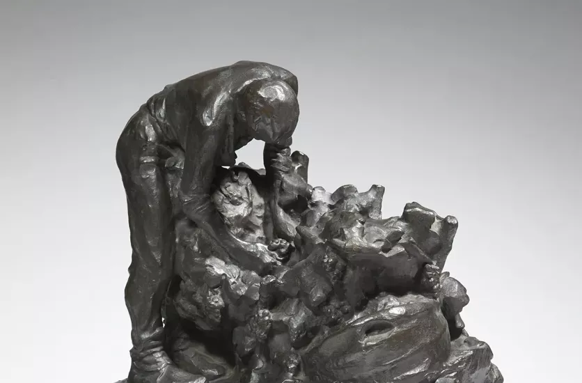Henri Bouchard, &eacute;preuve en bronze &agrave; patine brune