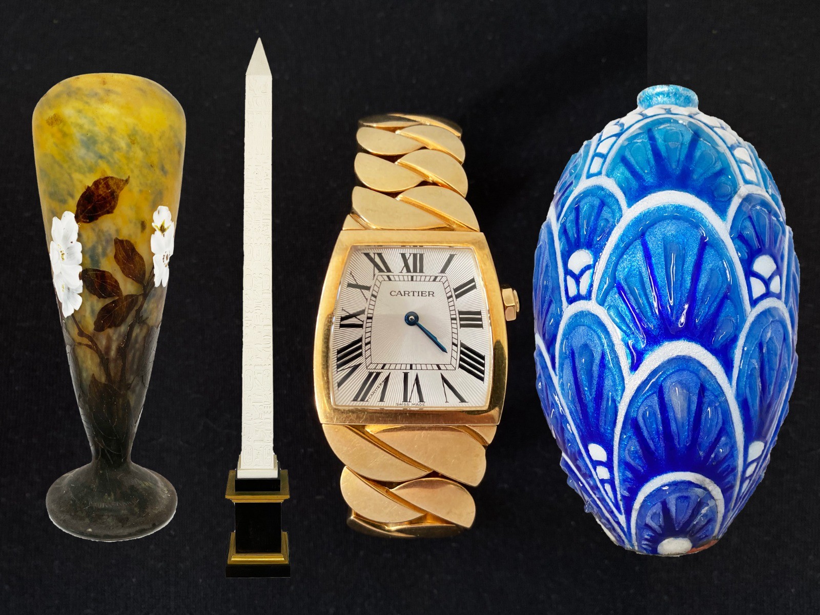 Vase Camille Faure Montre Cartier Aucties