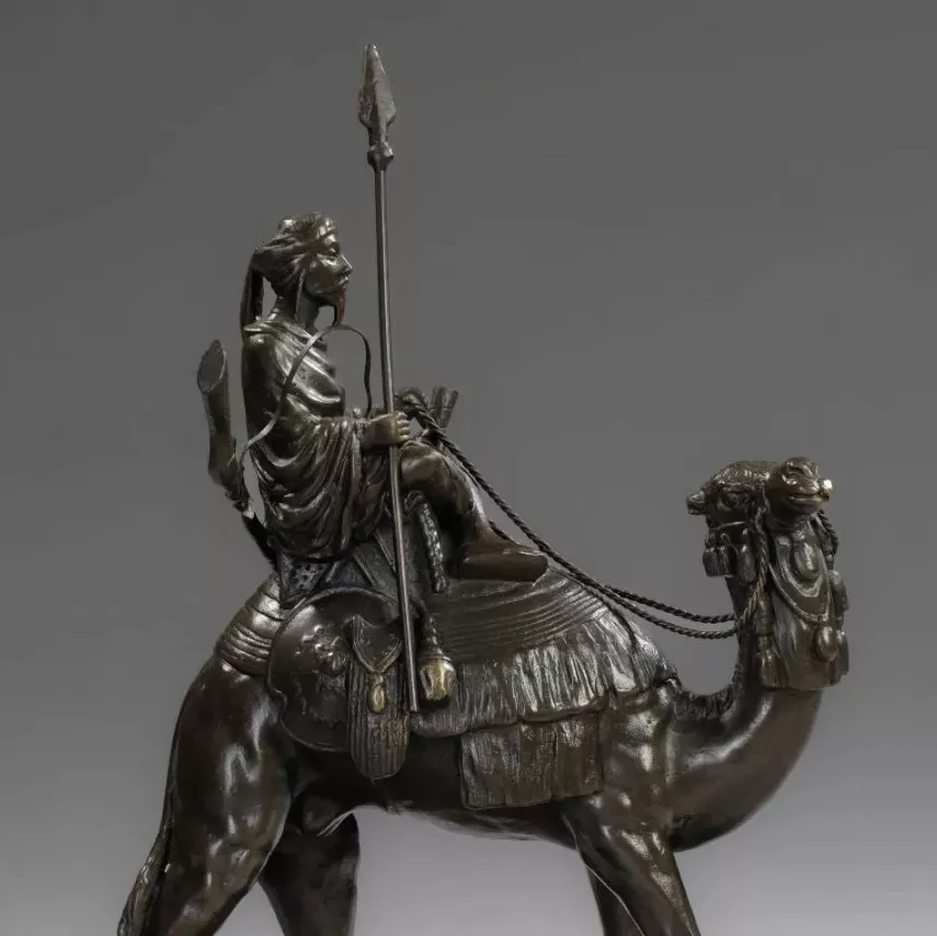Alexandre L&eacute;onard, bronze &agrave; patine brun-vert
