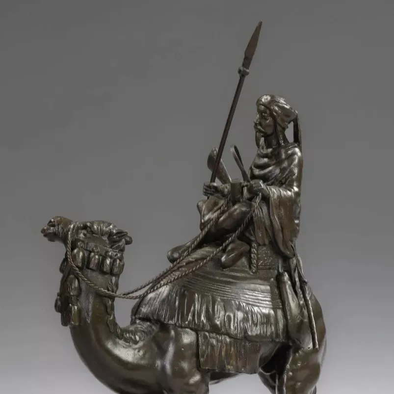 Alexandre Léonard, bronze &agrave; patine brun-vert