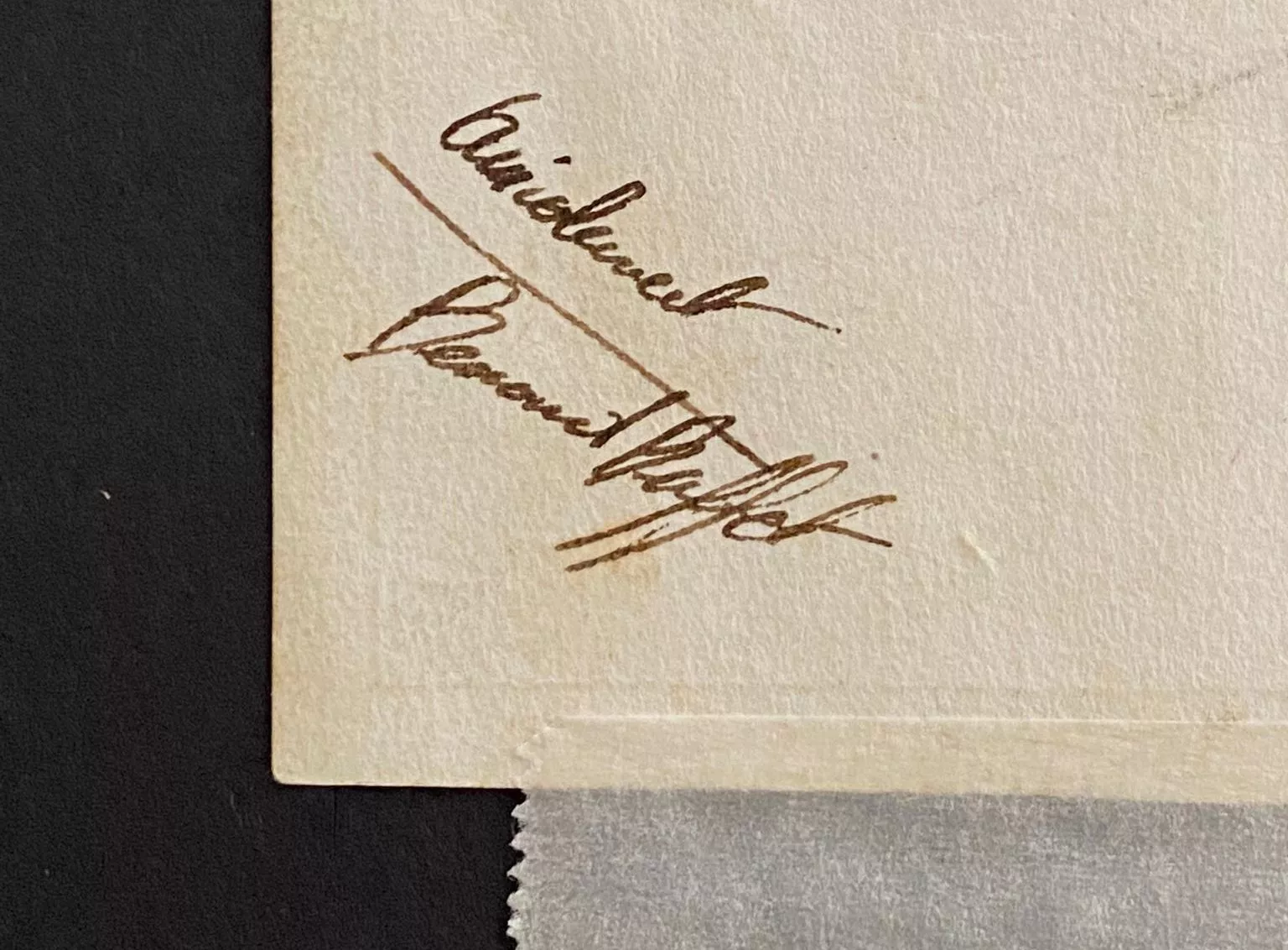Signature de Bernard Buffet
