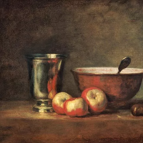Jean Baptiste Sim&eacute;on Chardin, huile sur toile
