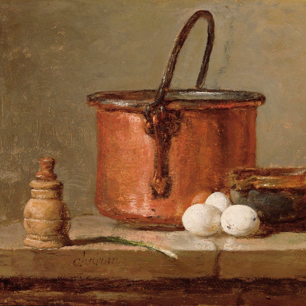 Jean Baptiste Siméon Chardin, huile sur toile