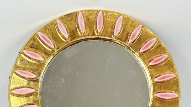 Mithé ESPELT (1923-2020) Miroir rond mural, circa 1954, modèle Monaco