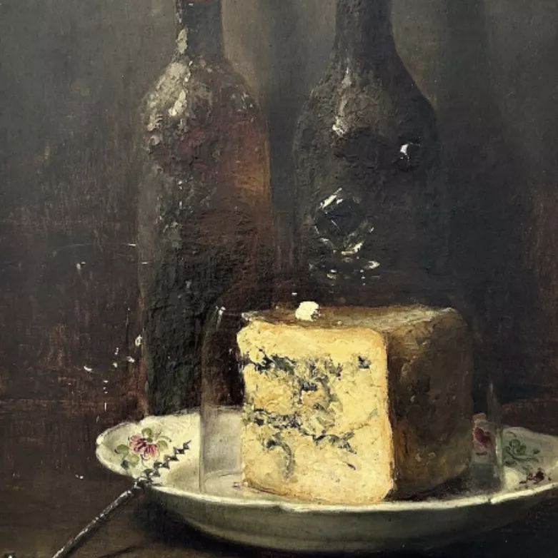 Guillaume Fouace, Nature morte au roquefort et au vin