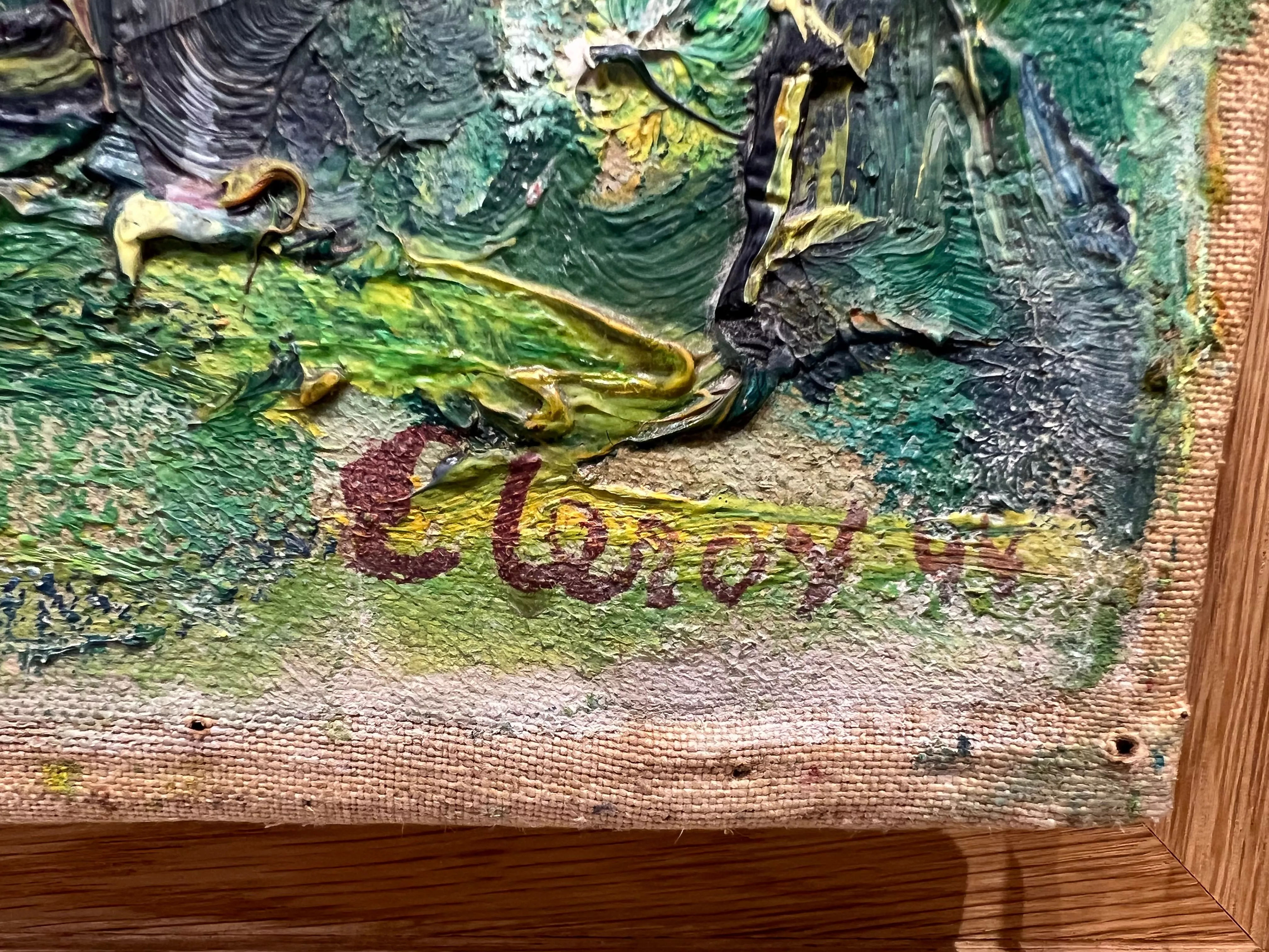 Signature d'Eug&egrave;ne Leroy