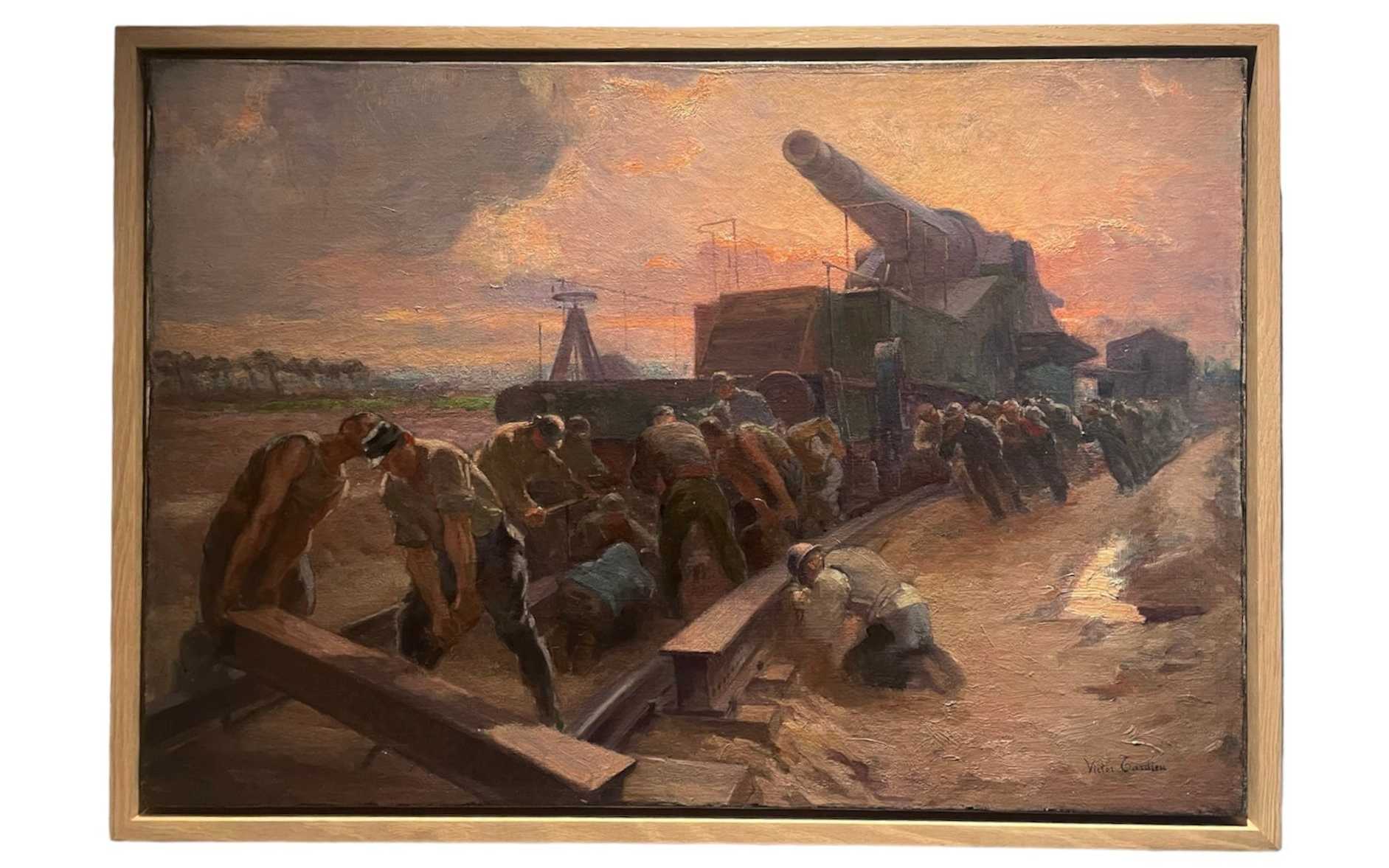 Victor Tardieu, huile sur toile
