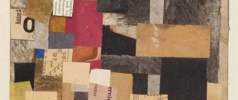 Kurt Schwitters, collage et huile sur toile