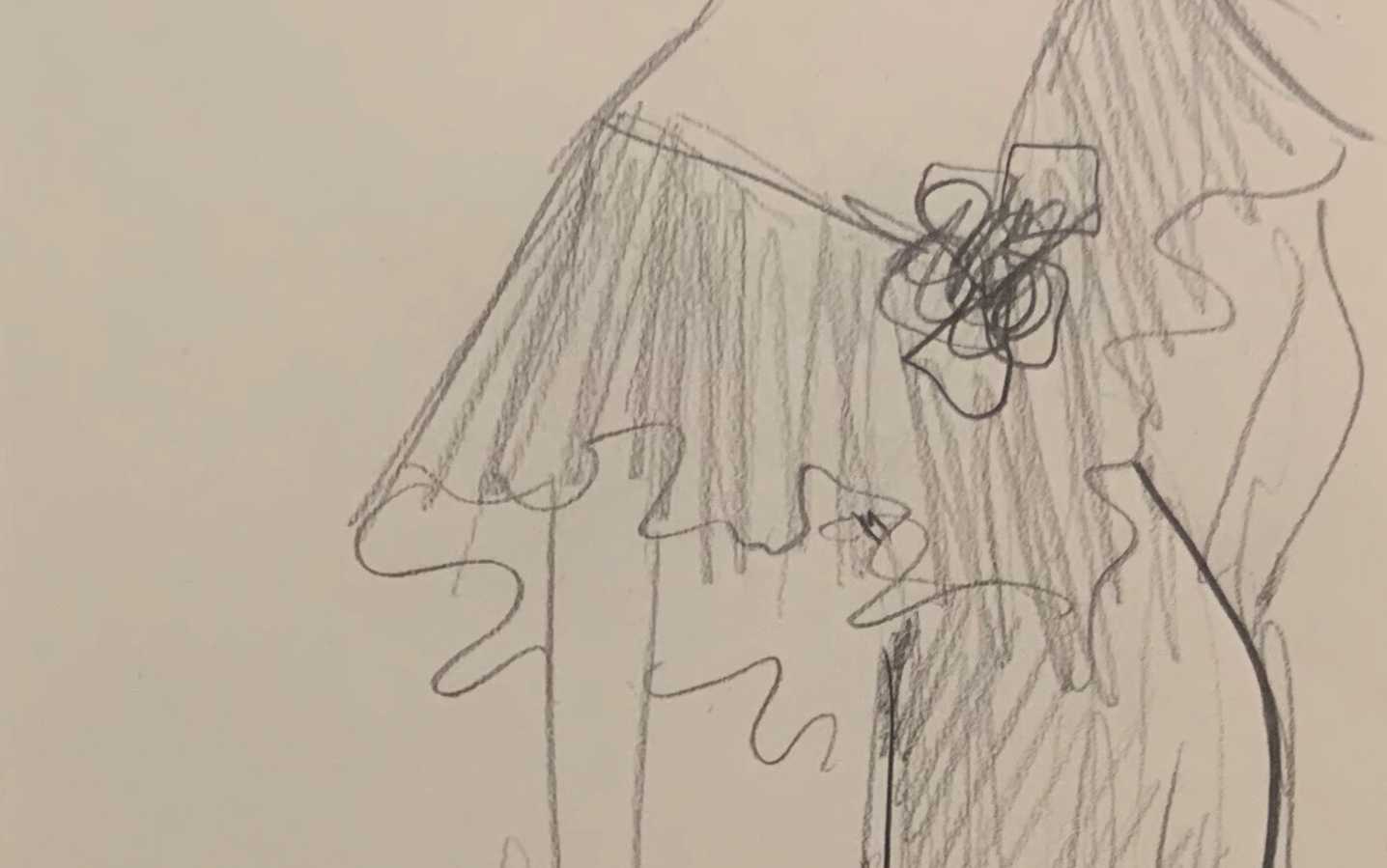 Yves Saint Laurent, dessin