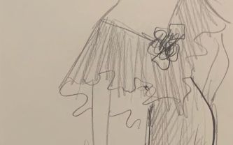 Yves Saint Laurent, dessin