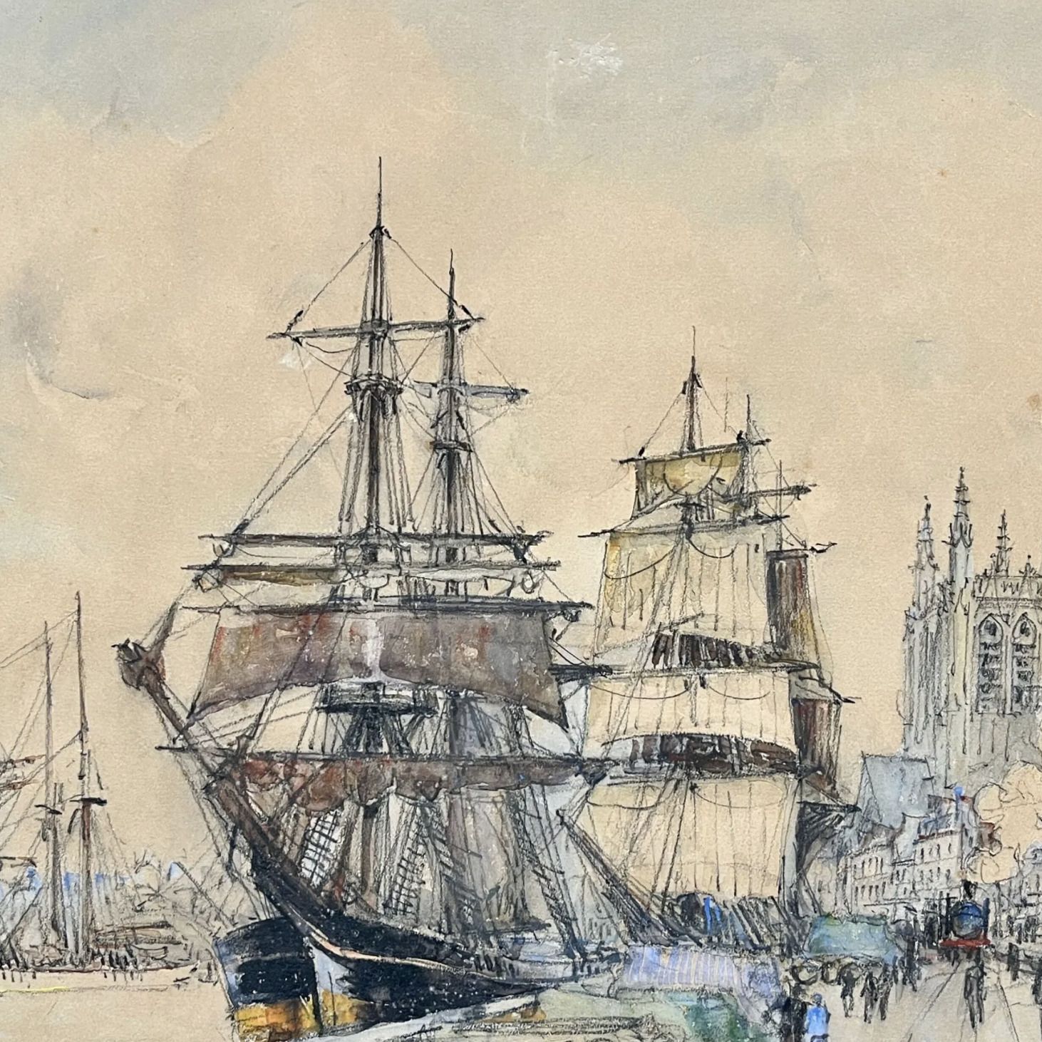 Frank Will, aquarelle