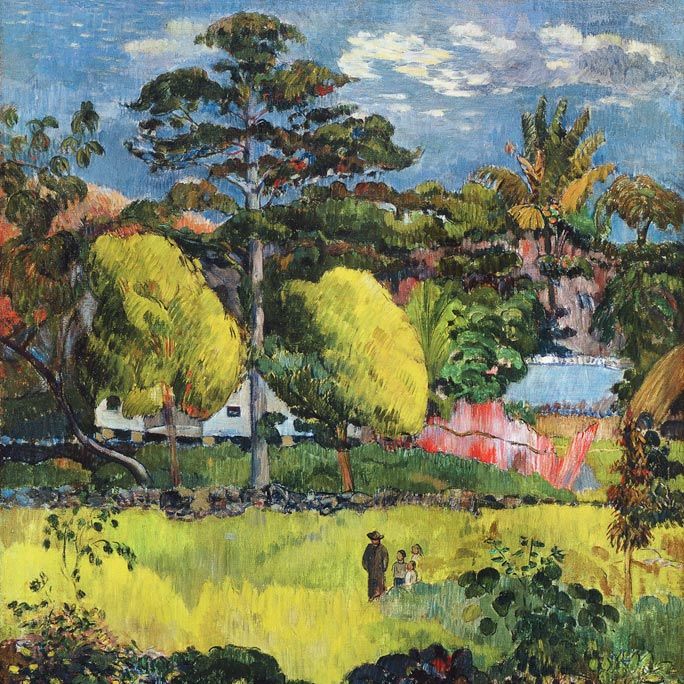 Paul Gauguin, huile sur toile