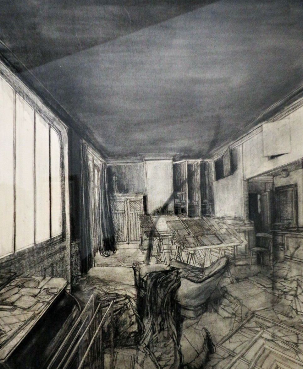 Sam Szafran, dessin au fusain