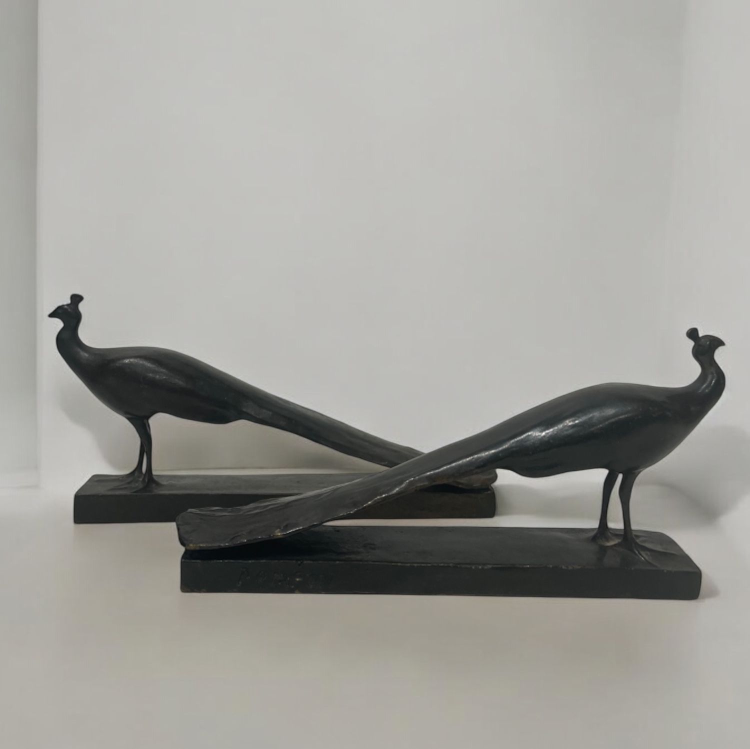 François Pompon, paons en bronze