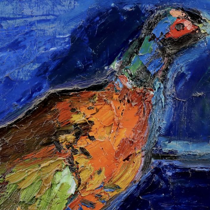 Pierre Ambrogiani, huile sur toile