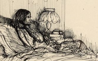 Jean Carzou, dessin à l'encre