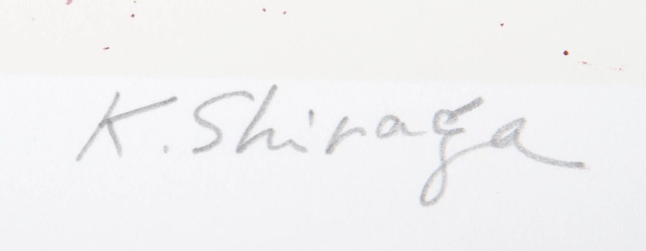Signature de Kazuo Shiraga