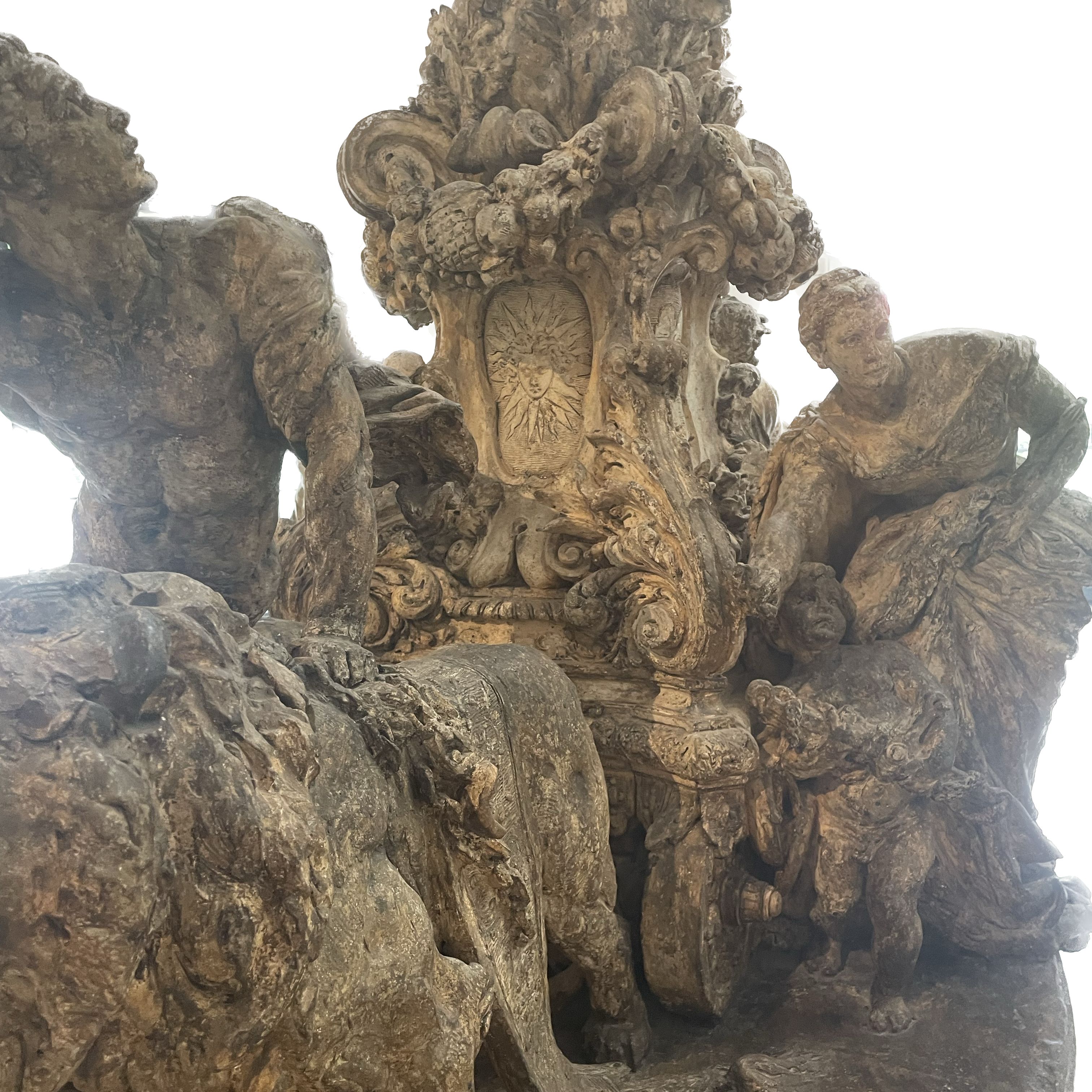 Dalou, le Triomphe de la République, miniature, détail