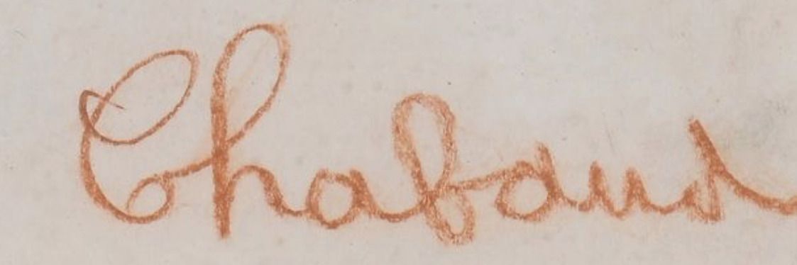 Signature de Auguste Chabaud
