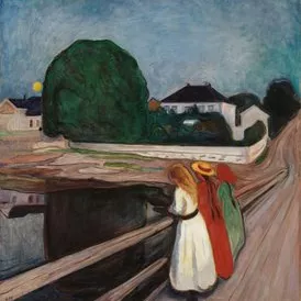 Edvard Munch, huile sur toile