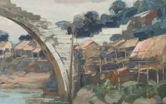 Henry Émile Vollet, huile sur toile