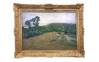 KX Roussel, huile sur toile