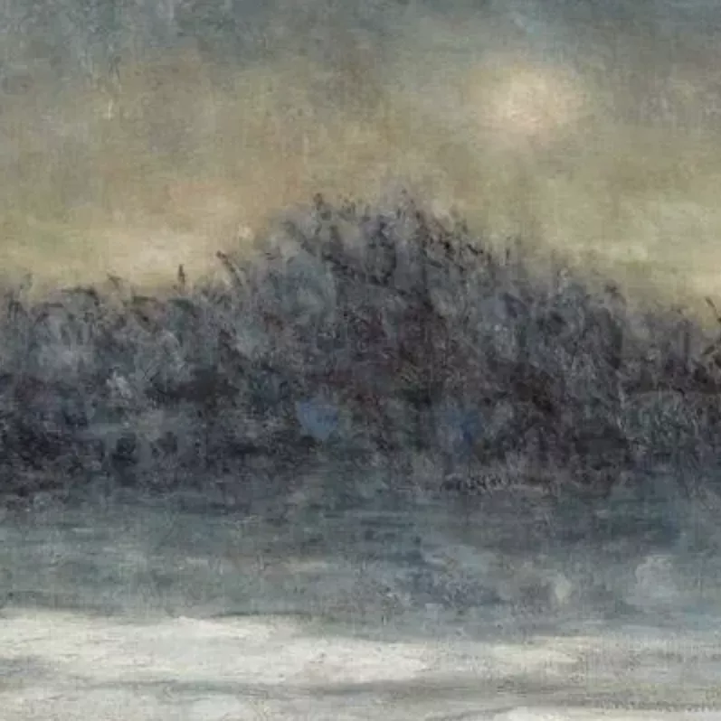 Maurice Louvrier, huile sur toile