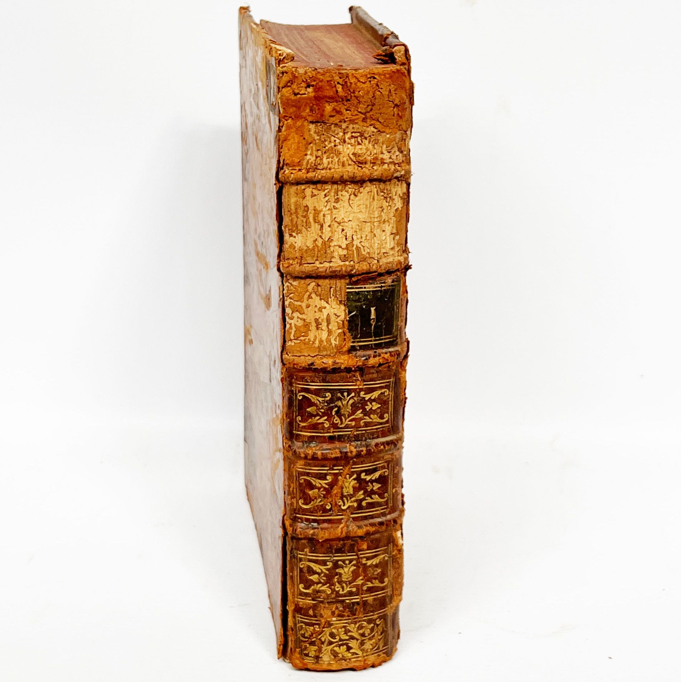 Tranche d'un livre ancien