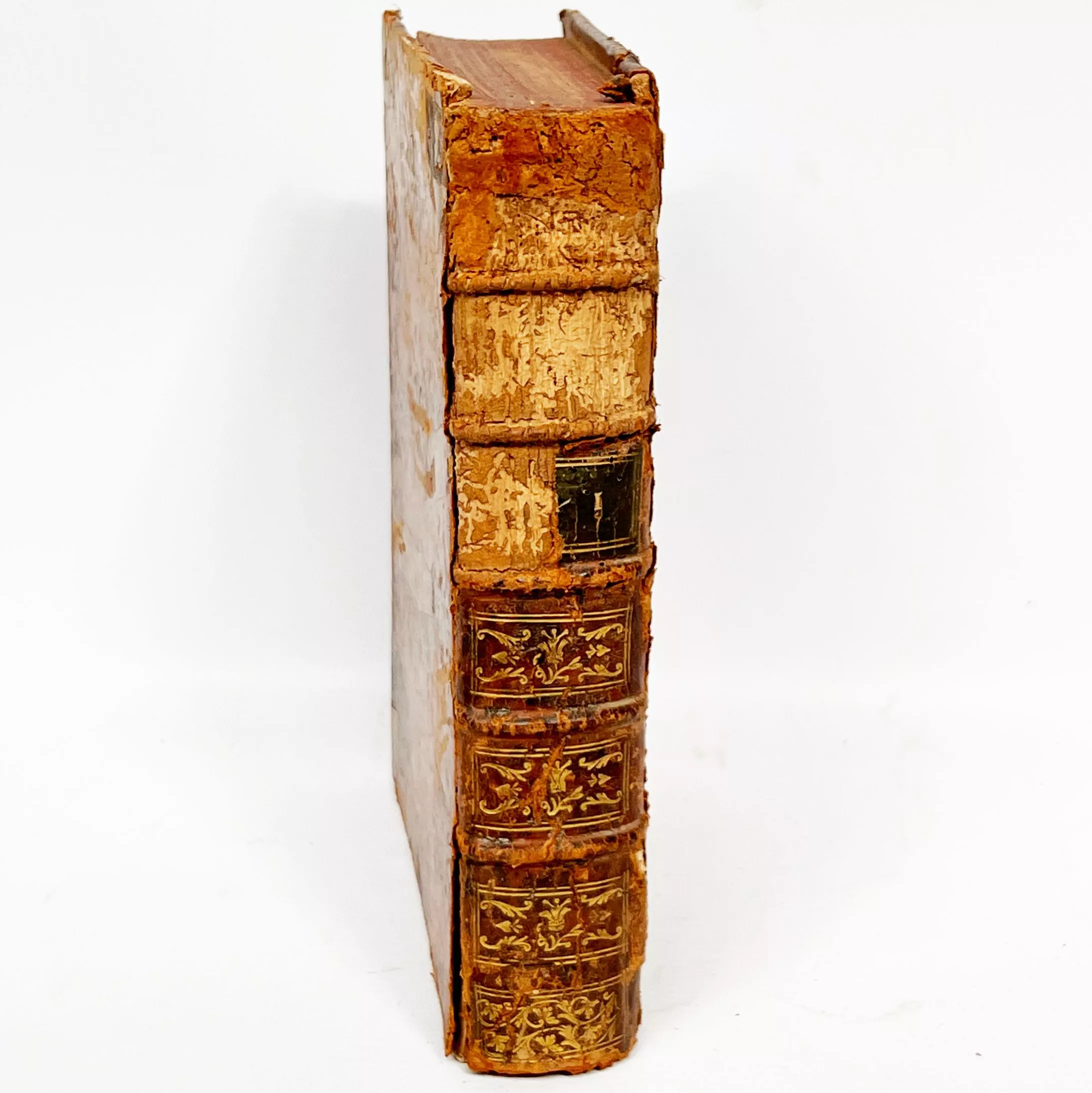 Tranche d'un livre ancien