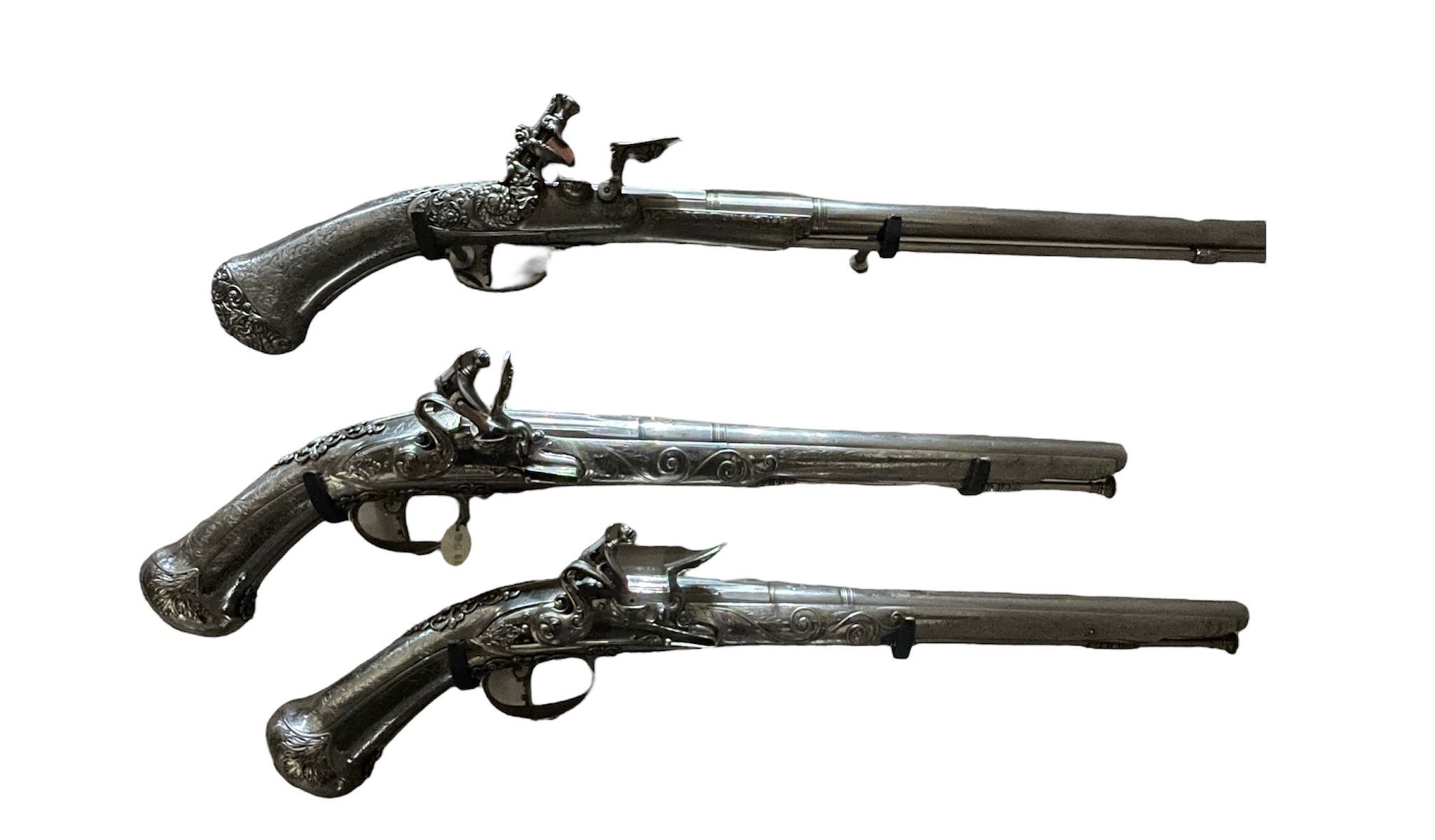 Pistolets à silex par Boutet, manufacture de Versailles