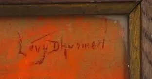 Signature de Lucien L&eacute;vy Dhurmer