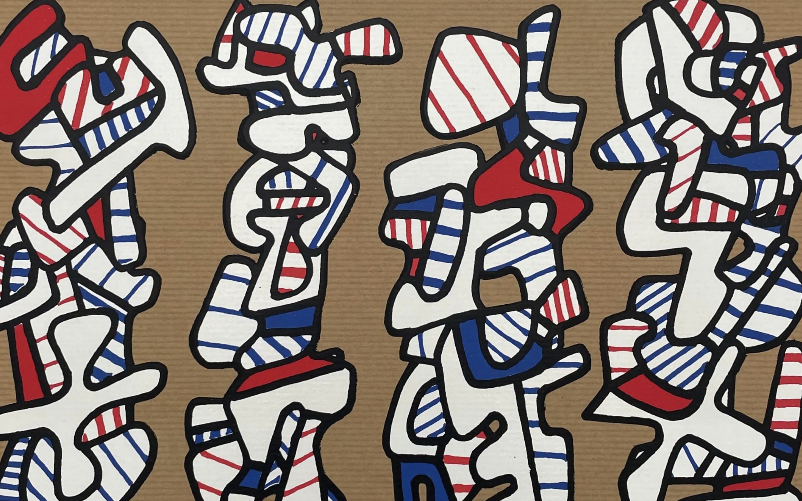 Jean Dubuffet, sérigraphie
