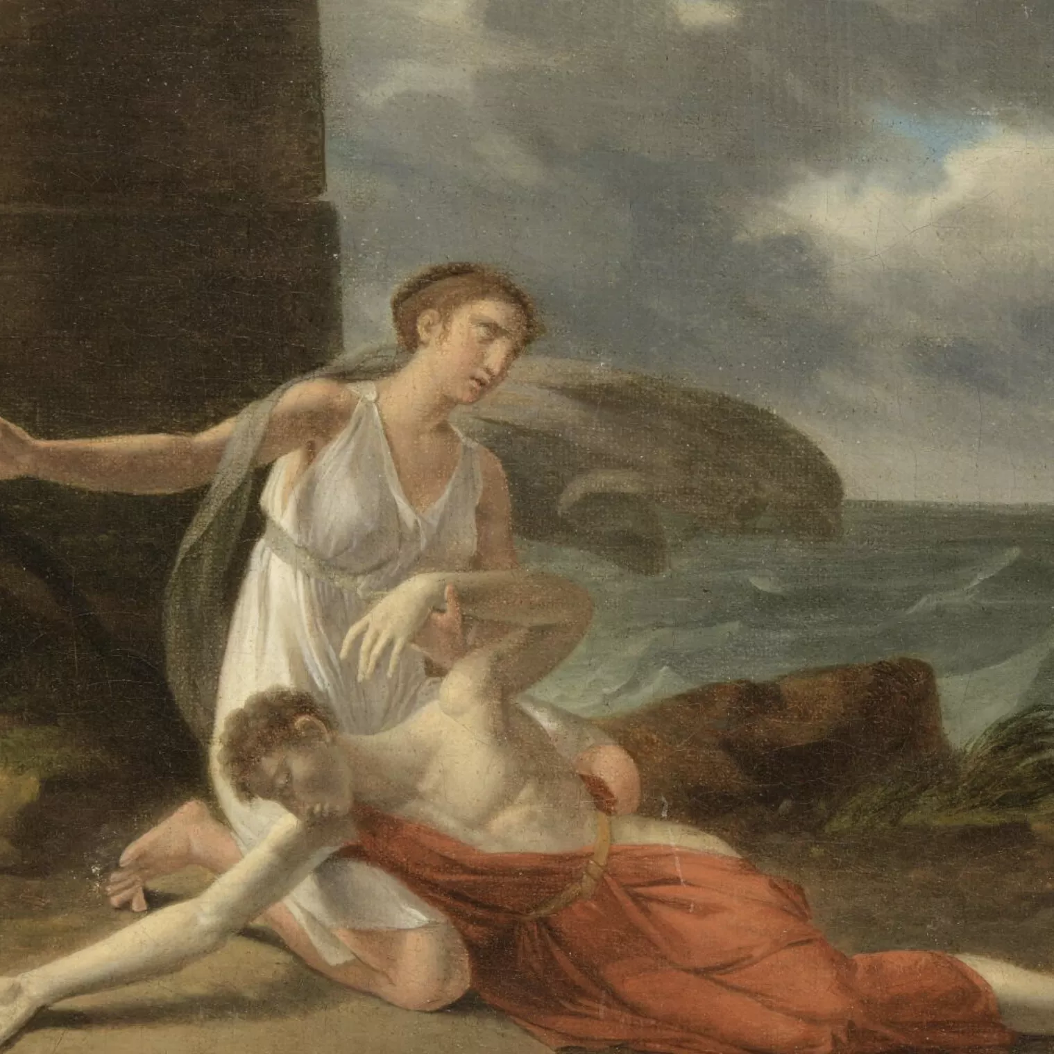 Guillaume Guillon Lethière, huile sur toile (d'apr&egrave;s)