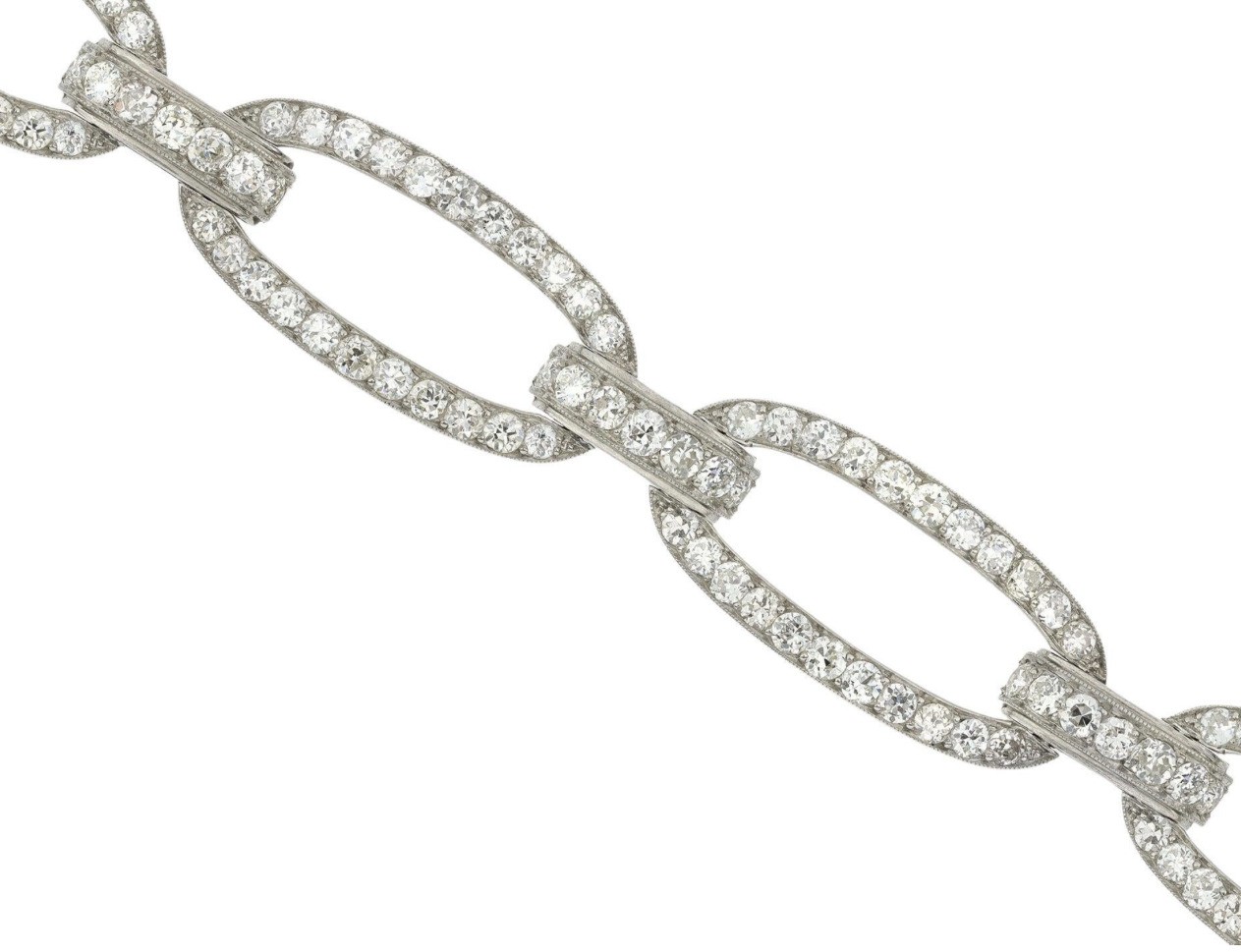 Georges Fouquet, bracelet en or blanc