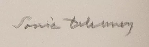 Signature de Sonia Delaunay