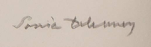 Signature de Sonia Delaunay