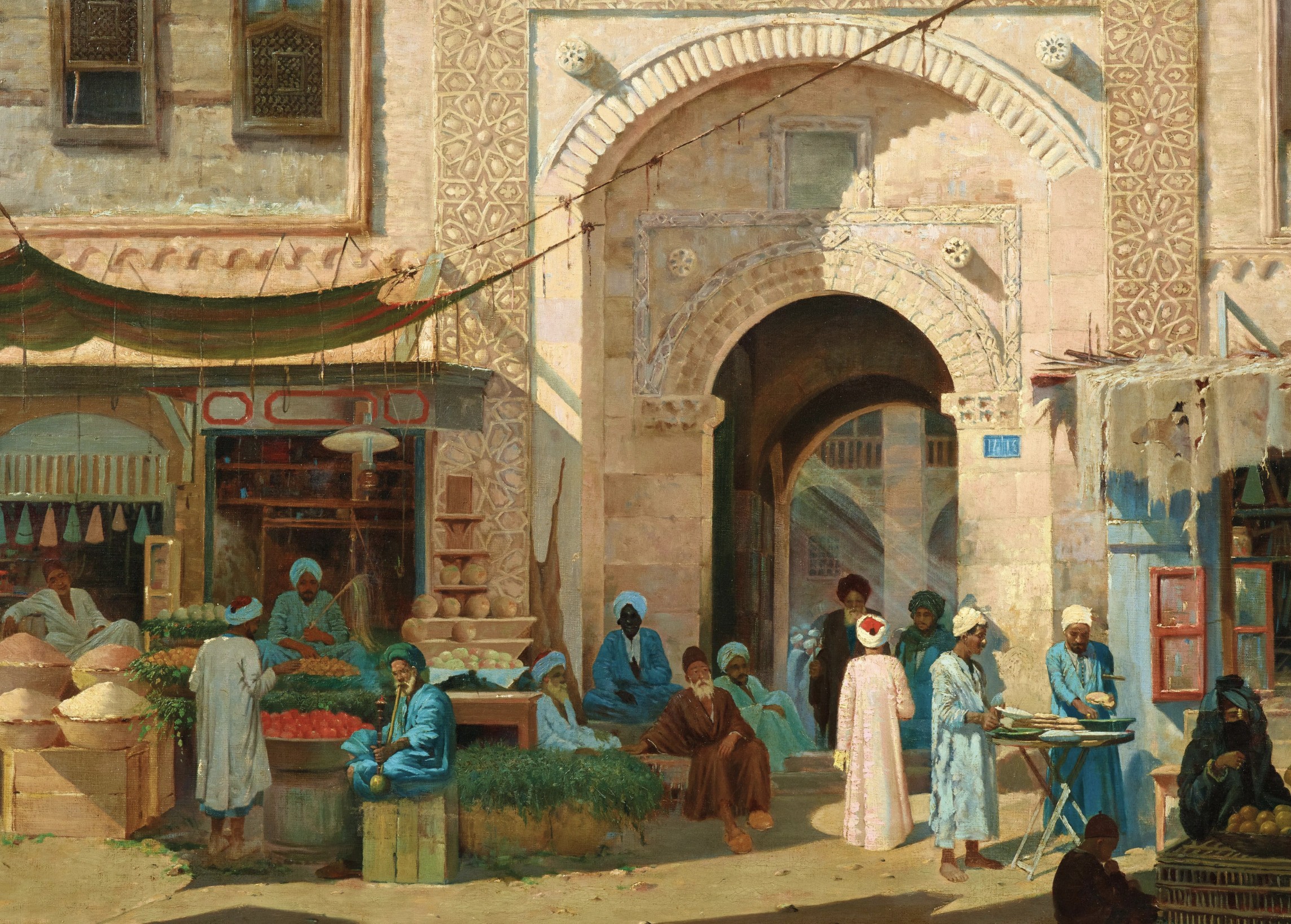 Nicola Forcella, huile sur toile