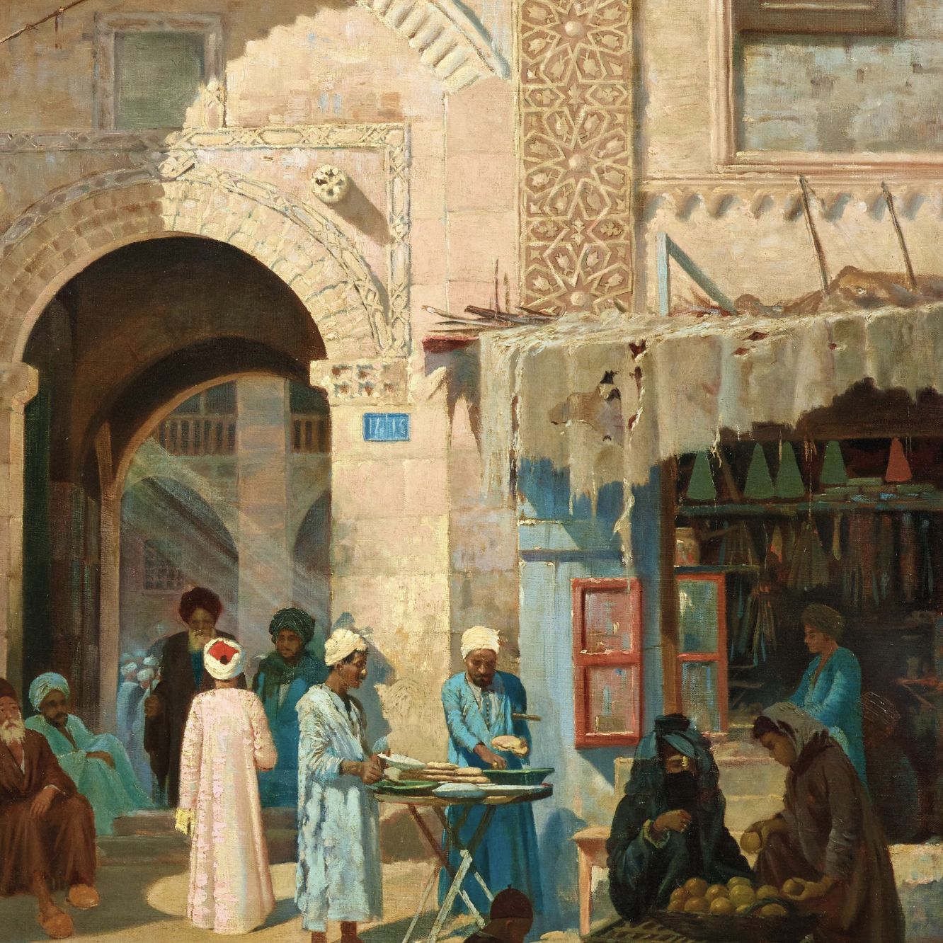 Nicola Forcella, huile sur toile