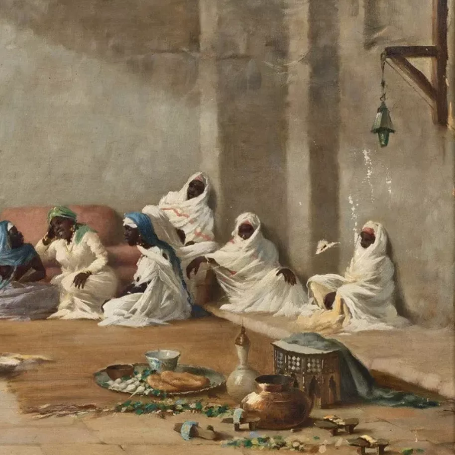 Nicola Forcella, huile sur toile