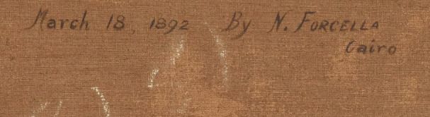 Signature de Nicola Forcella