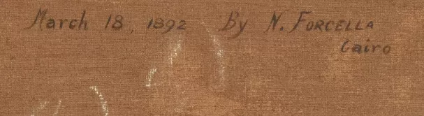 Signature de Nicola Forcella